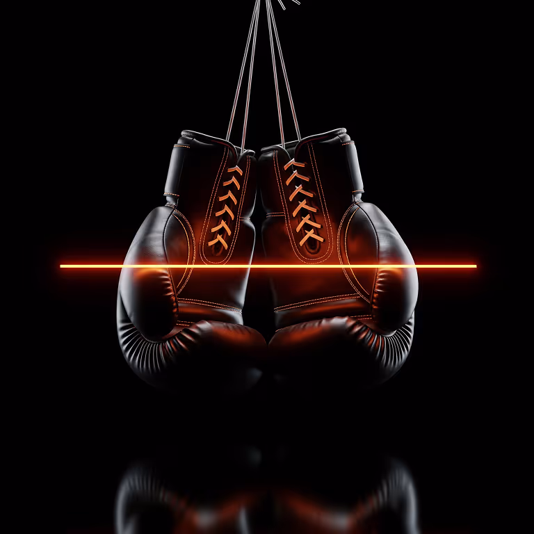 Rainbet Casino displaying poker chips stacked on a glowing green surface.